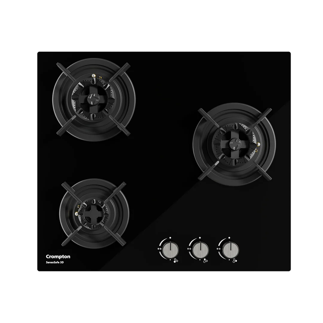 Crompton SensoSafe Gas Hob 60cm 3 Burner