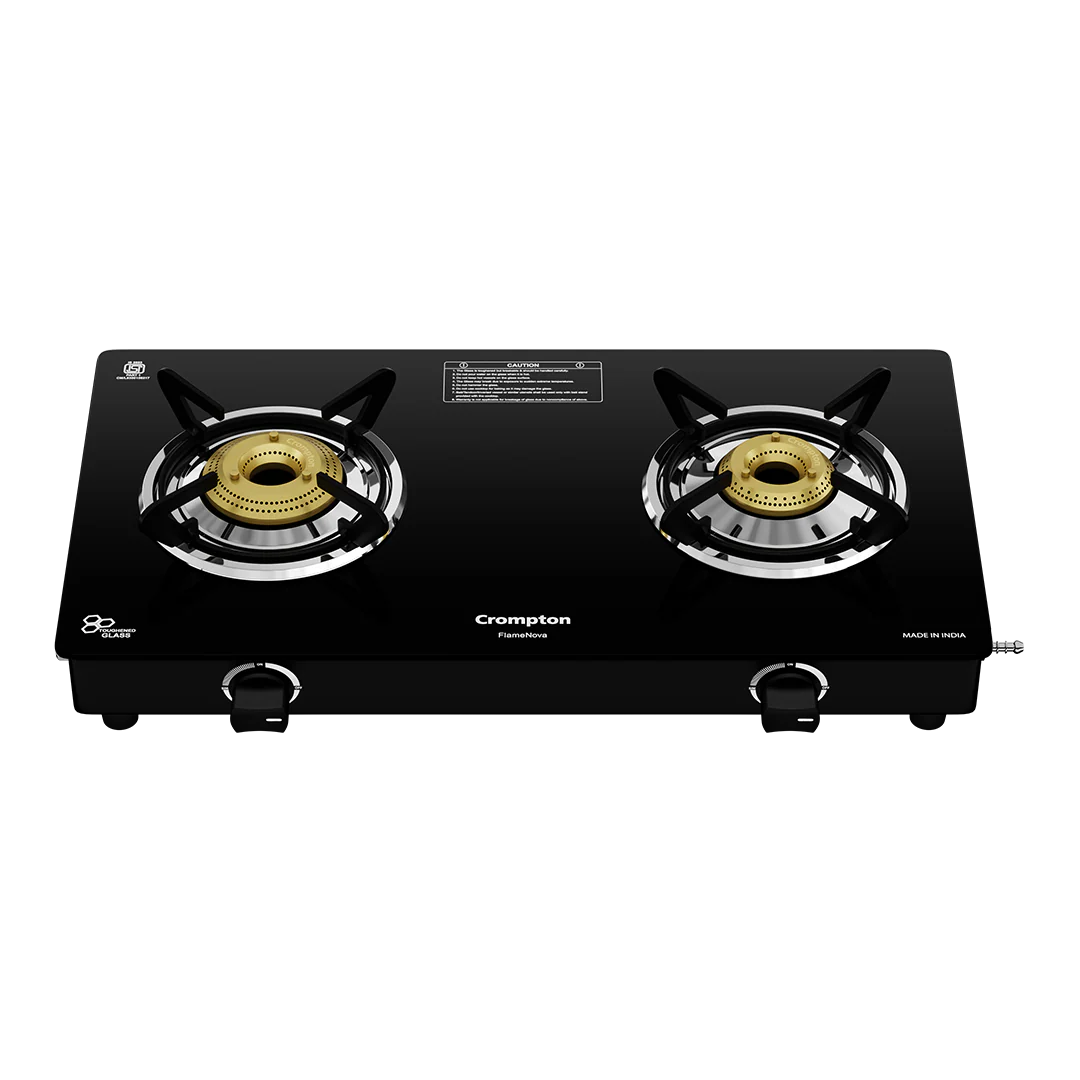 Crompton Cooktop FlameNova 2 Burner 60 cm Glass