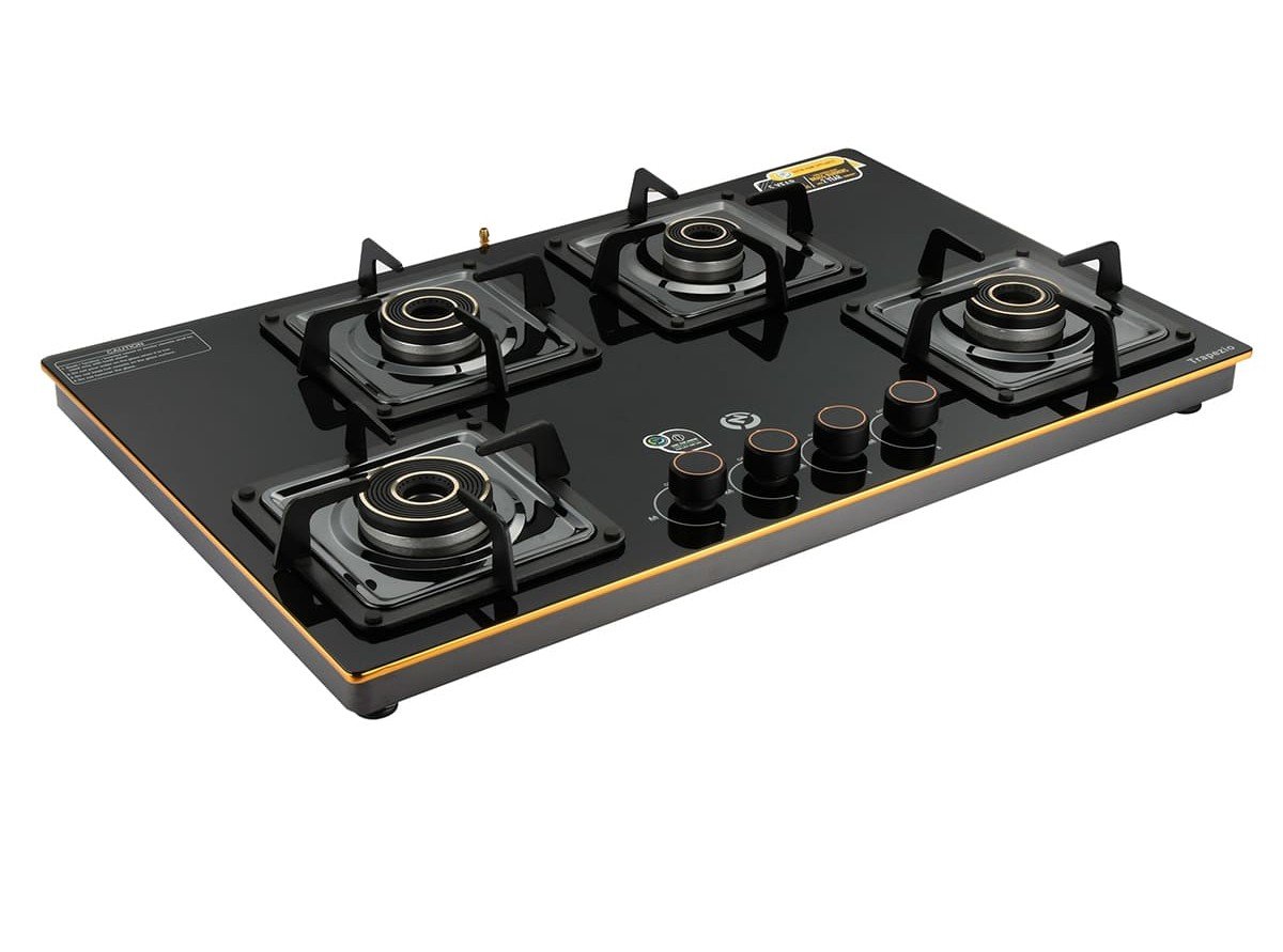 Glass Top 4 BR TRAPEZIO